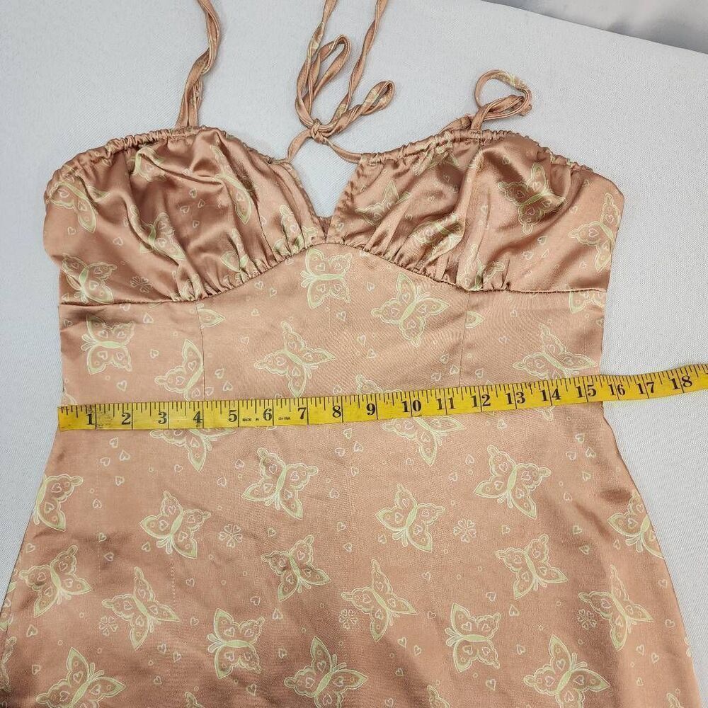 Pacsun LA Hearts Size M Butterfly Dress- Spaghetti Straps Mini Y2k - Picture 5 of 9